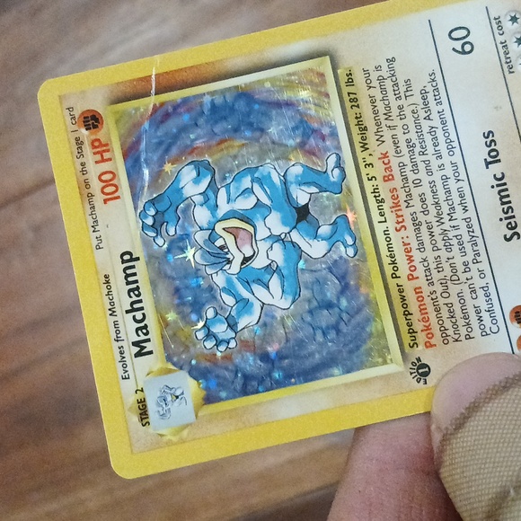 Pokemon Machamp First Edition Trading Card
